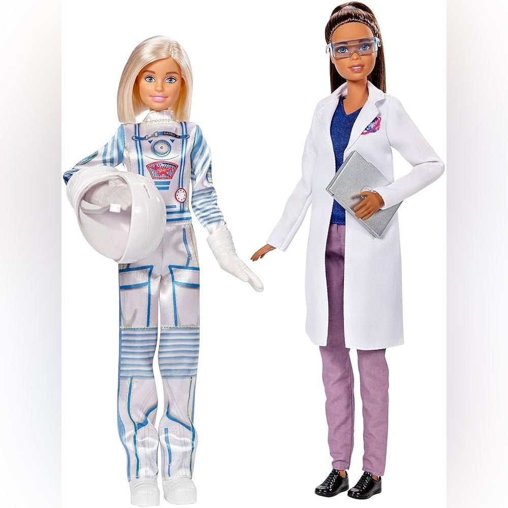 RARE Barbie Astronaut & Space Scientist Dolls by Mattel FCP65 (2017) NEW